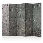 Rumsavdelare Skärmvägg Arkiio Steel Surface with Water Drops II 225x172 cm