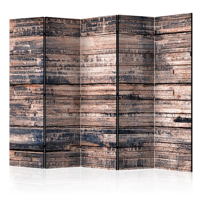 Rumsavdelare Skärmvägg Arkiio Burnt Boards II 225x172 cm