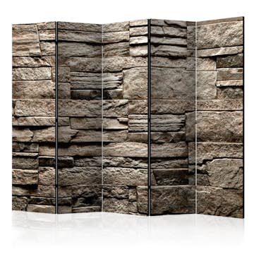 Rumsavdelare Skärmvägg Arkiio Beautiful Brown Stone II 225x172 cm