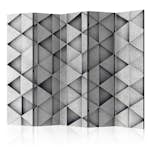 Rumsavdelare Skärmvägg Arkiio Grey Triangles II 225x172 cm
