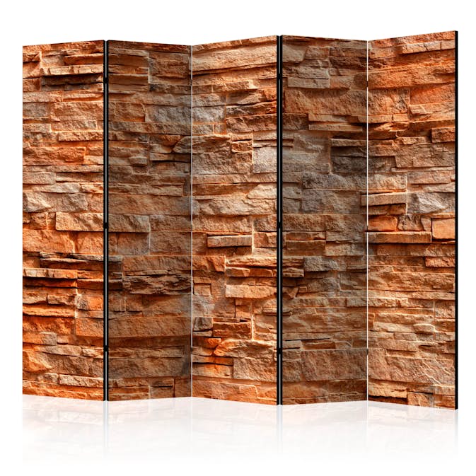 Rumsavdelare Skärmvägg Arkiio Orange Stone II 225x172 cm