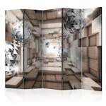 Rumsavdelare Skärmvägg Arkiio In A Wooden Tunnel II 225x172 cm