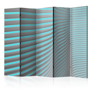 Rumsavdelare Skärmvägg Arkiio Neon Blue II 225x172 cm