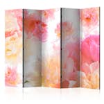 Rumsavdelare Skärmvägg Arkiio Pastel Peonies II 225x172 cm
