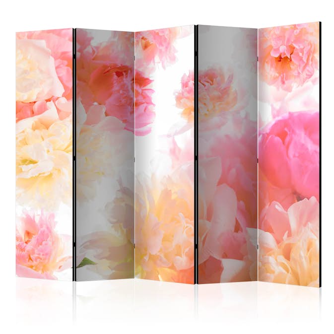 Rumsavdelare Skärmvägg Arkiio Pastel Peonies II 225x172 cm