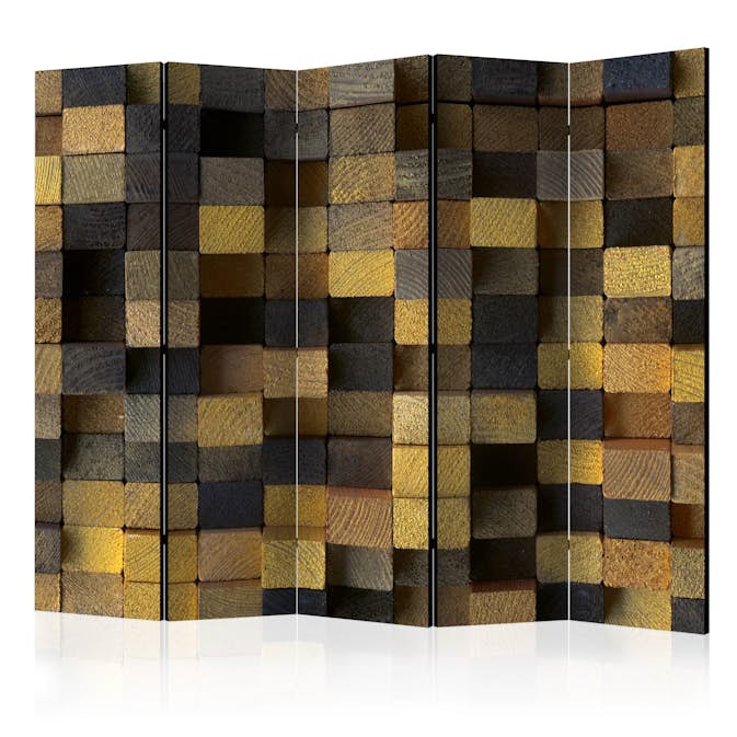 Rumsavdelare Skärmvägg Arkiio Wooden Cubes II 225x172 cm