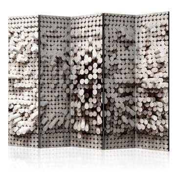 Rumsavdelare Skärmvägg Arkiio White Fortress II 225x172 cm