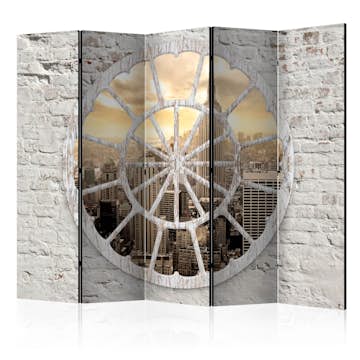 Rumsavdelare Skärmvägg Arkiio New York A View through the Window II 225x172 cm