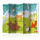Rumsavdelare Skärmvägg Arkiio Funny Animals II 225x172 cm