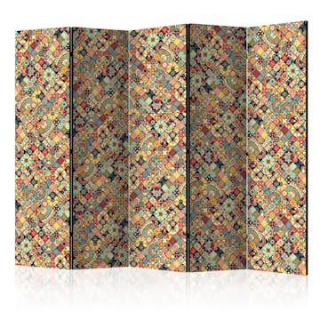 Rumsavdelare Skärmvägg Arkiio Rainbow Mosaic II 225x172 cm