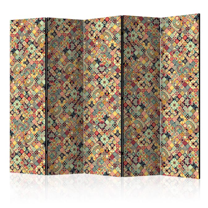 Rumsavdelare Skärmvägg Arkiio Rainbow Mosaic II 225x172 cm