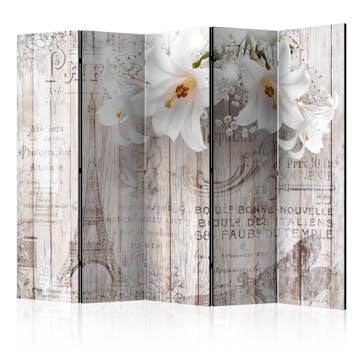 Rumsavdelare Skärmvägg Arkiio Parisian Lilies II 225x172 cm