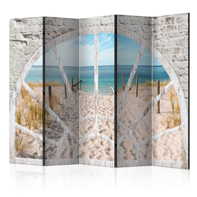 Rumsavdelare Skärmvägg Arkiio Window View Beach II 225x172 cm
