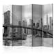 Rumsavdelare Skärmvägg Arkiio Road to Manhattan Black and White II 225x172 cm