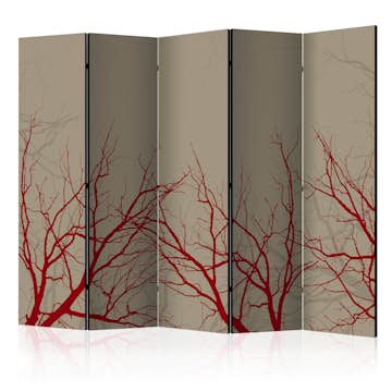 Rumsavdelare Skärmvägg Arkiio Red-hot Branches II 225x172 cm