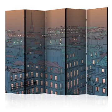 Rumsavdelare Skärmvägg Arkiio Good evening Paris! II 225x172 cm