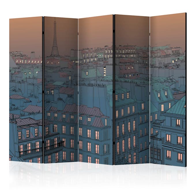 Rumsavdelare Skärmvägg Arkiio Good evening Paris! II 225x172 cm