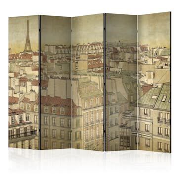 Rumsavdelare Skärmvägg Arkiio Good Bye Paris! II 225x172 cm