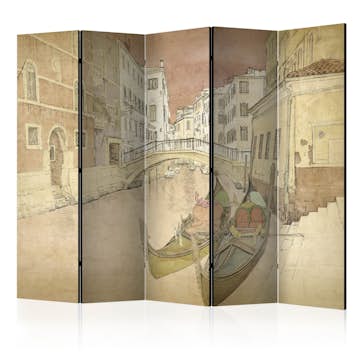 Rumsavdelare Skärmvägg Arkiio Gondolas in Venice II 225x172 cm