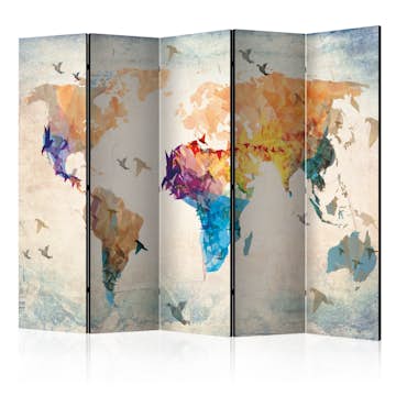 Rumsavdelare Skärmvägg Arkiio Paper Birds II 225x172 cm