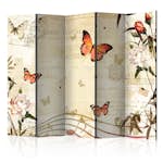 Rumsavdelare Skärmvägg Arkiio Melodies of Butterflies II 225x172 cm