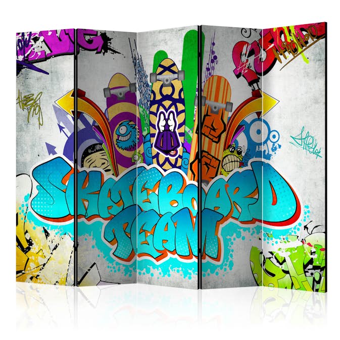 Rumsavdelare Skärmvägg Arkiio Skateboard Team II 225x172 cm