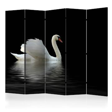 Rumsavdelare Skärmvägg Arkiio Swan Black And White II 225x172 cm
