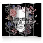 Rumsavdelare Skärmvägg Arkiio Skull And Flowers II 225x172 cm