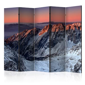 Rumsavdelare Skärmvägg Arkiio Beautiful Sunrise In The Rocky Mountains II 225x172 cm