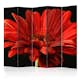 Rumsavdelare Skärmvägg Arkiio Red Gerbera Flower II 225x172 cm