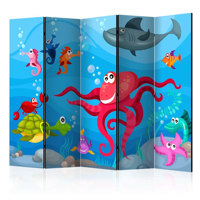 Rumsavdelare Skärmvägg Arkiio Octopus And Shark II 225x172 cm