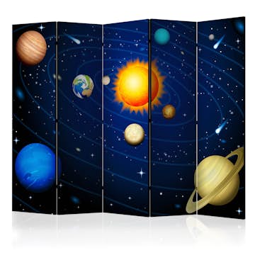 Rumsavdelare Skärmvägg Arkiio Solar System II 225x172 cm