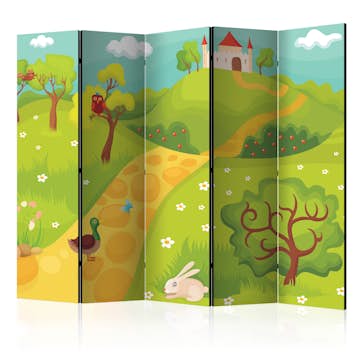 Rumsavdelare Skärmvägg Arkiio A Path To A Magical Castle II 225x172 cm