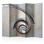 Rumsavdelare Skärmvägg Arkiio White Spiral Stairs II 225x172 cm