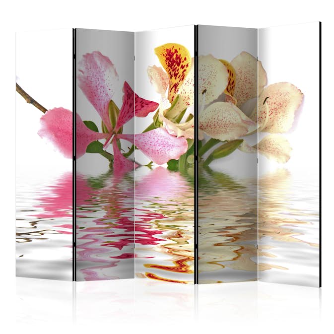 Rumsavdelare Skärmvägg Arkiio Tropical Flowers Orchid Tree Bauhinia II 225x172 cm