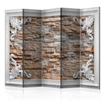 Rumsavdelare Skärmvägg Arkiio Brick In The Frame Brown II 225x172 cm
