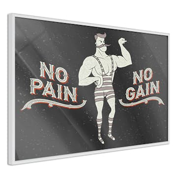 Poster Artgeist Affisch No Pain No Gain