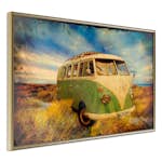 Poster Artgeist Affisch Retro Bus