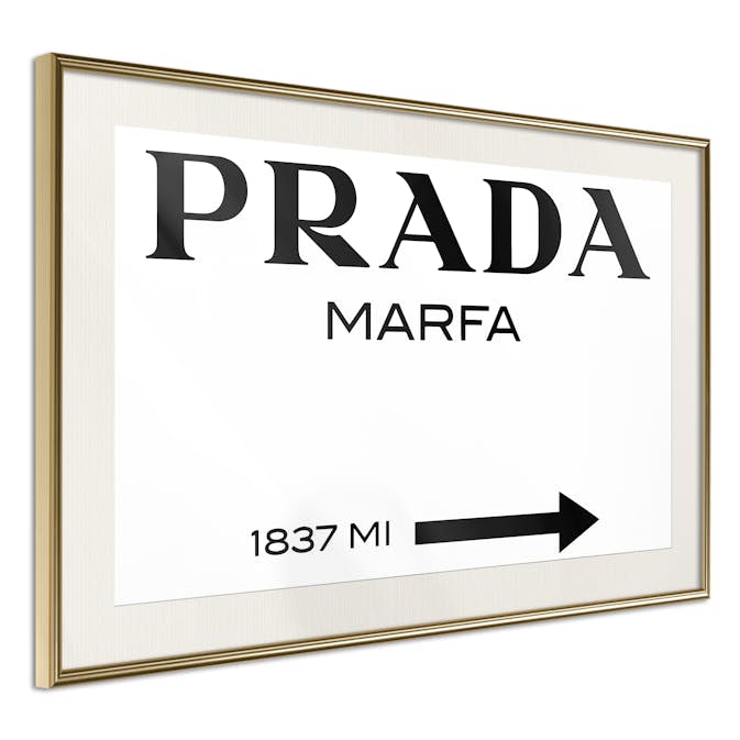 Poster Artgeist Affisch Prada Marfa