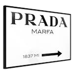 Poster Artgeist Affisch Prada Marfa