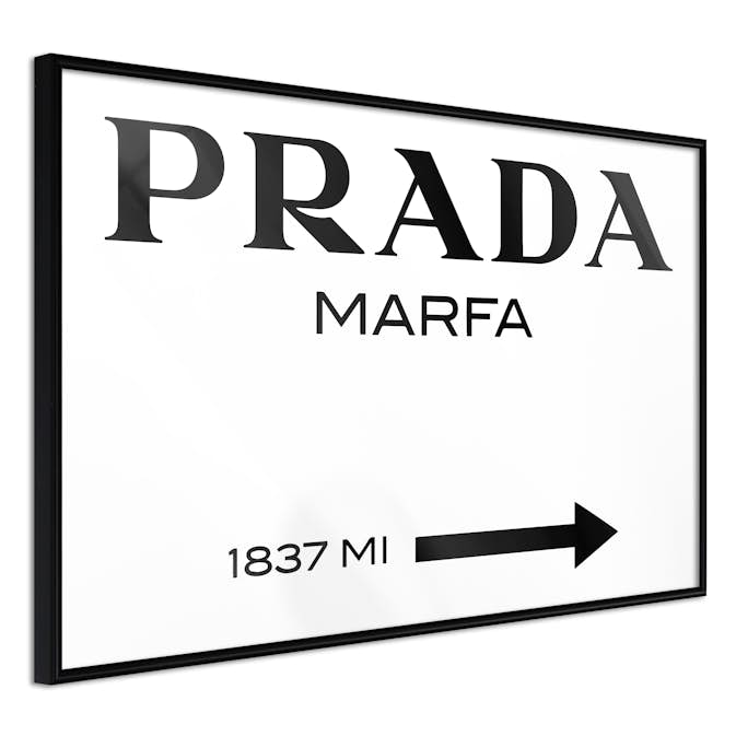 Poster Artgeist Affisch Prada Marfa