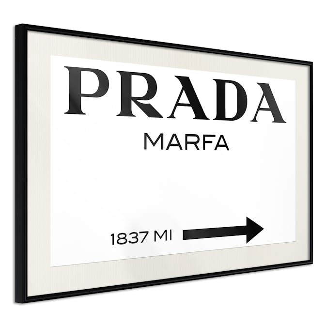 Poster Artgeist Affisch Prada Marfa