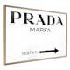 Poster Artgeist Affisch Prada Marfa