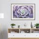 Poster Artgeist Affisch Purple Succulent