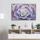 Poster Artgeist Affisch Purple Succulent