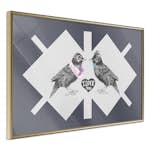 Poster Artgeist Affisch Couple of Starlings