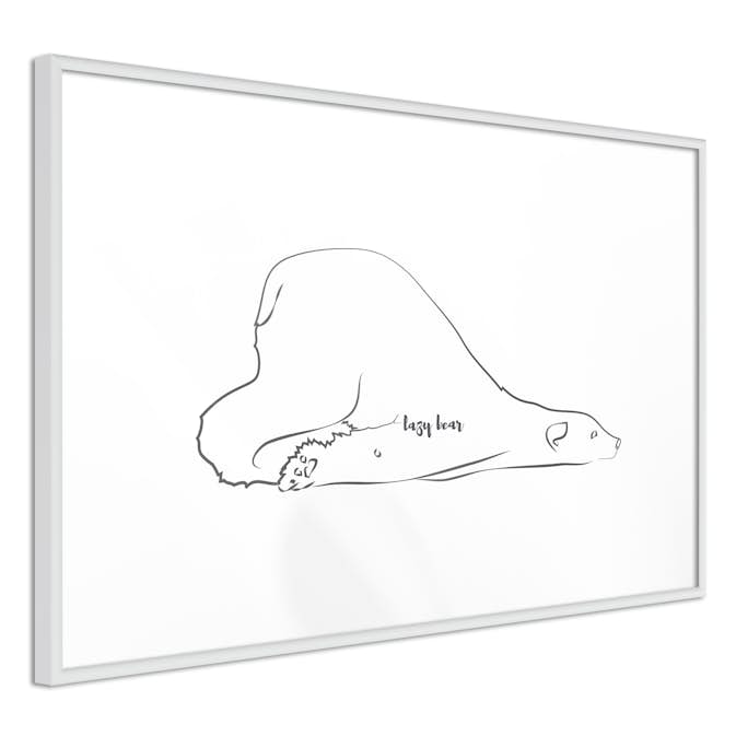 Poster Artgeist Affisch Lazy Bear