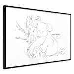 Poster Artgeist Affisch Sleepy Koala