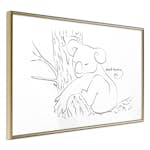 Poster Artgeist Affisch Sleepy Koala