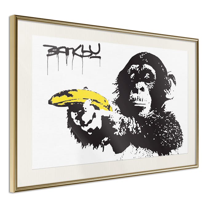 Poster Artgeist Affisch Banana Gun